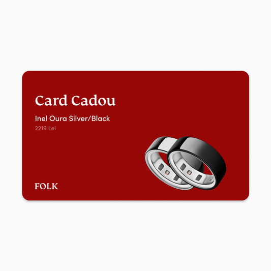 Card Cadou Inel Oura Silver/Black